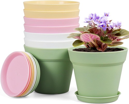 Blumentöpfe 10cm 8er set - 8er,