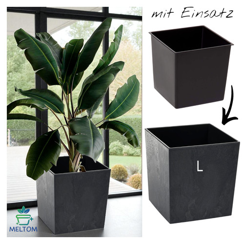 Blumenkübel groß eckig beton - blumenkübel,