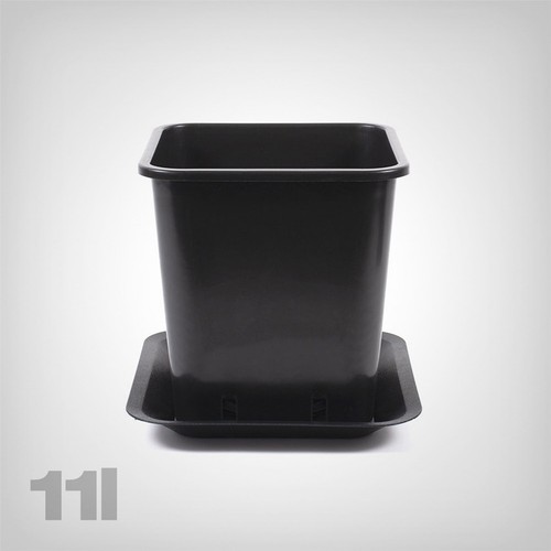 Pflanztopf mit untersetzer - pflanztopf,