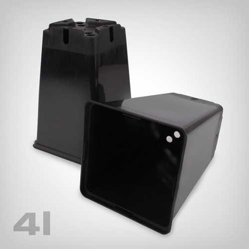 Vierkanttöpfe liter 4 l - 4,