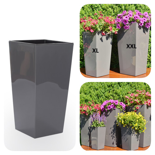 Blumenkübel anthrazit - blumenkübel, cm